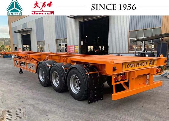 40ft Tri Axle Skeletal Trailer With Airbag Suspension