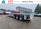 BPW Axle Carbon Steel 40ft Flatbed Trailer With Front Wall