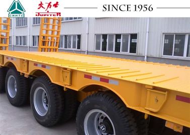 Heavy Duty 40FT Low Bed Trailer 150 Tons Big Payloads For Carrying Containers